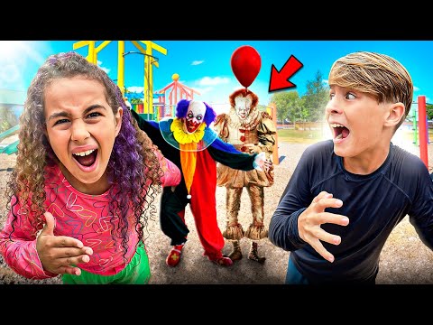 FOMOS CAÇADOS POR DOIS PALHAÇOS POR 24 HORAS NO PARQUE AQUÁTICO!