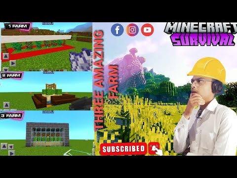 Top 3 Mind-Blowing Minecraft Farms!