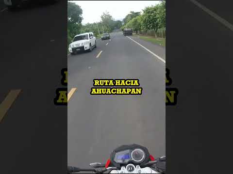 Ruta hacia Ahuachapán.