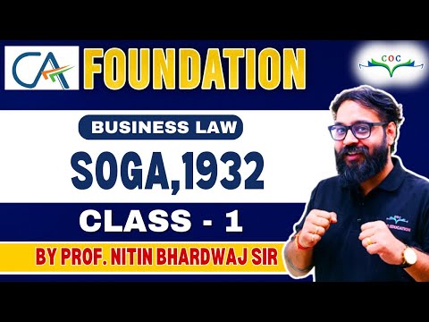 The Sales Of Good Act By Prof. Nitin Bhardwaj