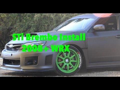 How To: Install 2008+ STI Brembo Swap on WRX