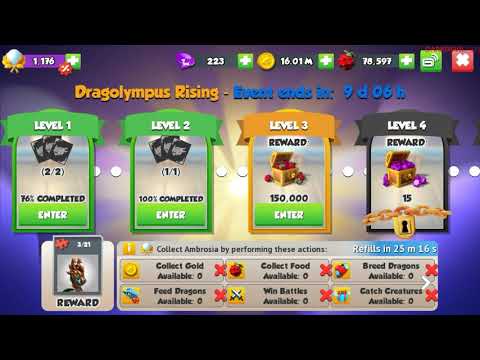 DRAGON MANIA LEGENDS - DRAGOLYMPUS RISING EVENT