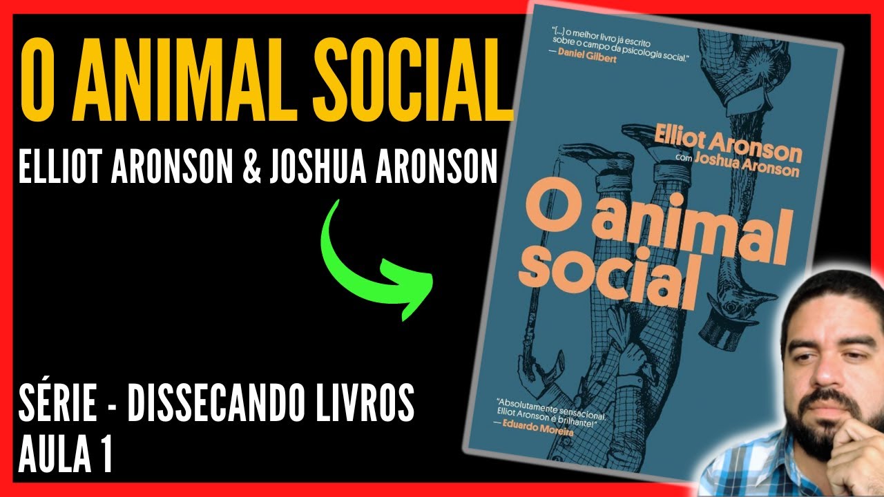 #1 O ANIMAL SOCIAL (Elliot Aronson e Joshua Aronson) - CAP 1 - Parte 1 [Série Dissecando Livros]