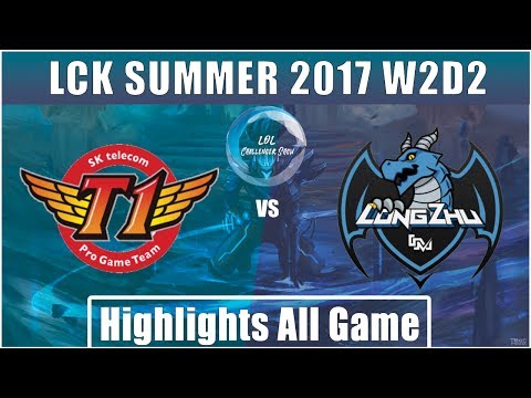 SKT vs LZ || Highlights All Game || LCK SUMMER 2017 || SK Telecom vs Longzhu