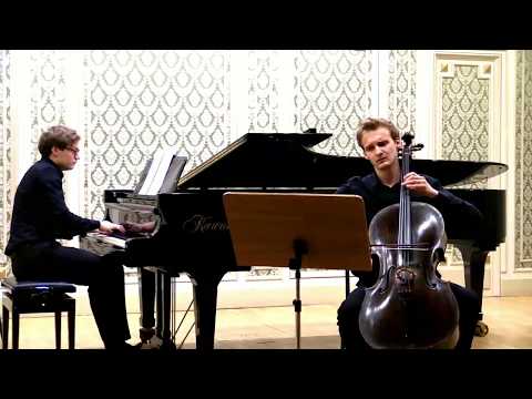 CONSTANTIN BORODIN - pian Marcel Lazar - Robert Schumann 5 Stücke im Volkston, nr. 2