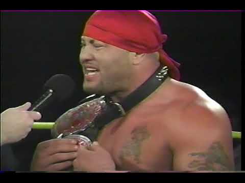 Badd Dogg returns the Tag Team Title belts