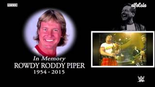 WWE: &quot;Rowdy&quot; Roddy Piper - &quot;Hold On Tight&quot; - Official Tribute Theme Song