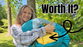 Women's Hiking Sleeping Bag ~ Kelty Cosmic Down Sleeping Bag For Backpacking, Hiking, Camping.