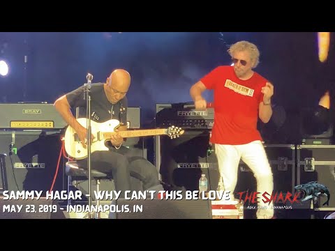 Sammy Hagar singing "Why Can't This Be Love" in Indianapolis, Indiana on Mat 23, 2019