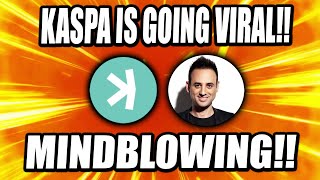 Kaspa Is Going Viral! Huge Influencers Are Bullish! (WATCH NOW)