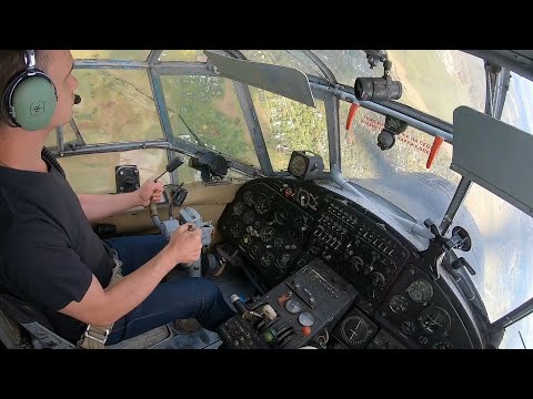 Fliegen mit der An-2: Beast Mode im Steigflug und steilen Spiralabstieg - Fantastischer Klang!