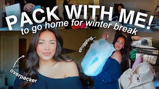 PACKING FOR WINTER BREAK (moving out before my semester abroad!)