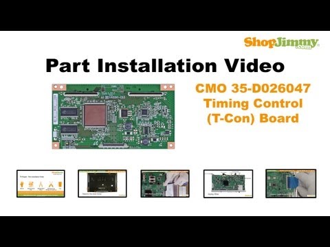 LCD TV Repair Part Number Identification AU Optronics AUO T Con Boards How to Fix LCD TVs