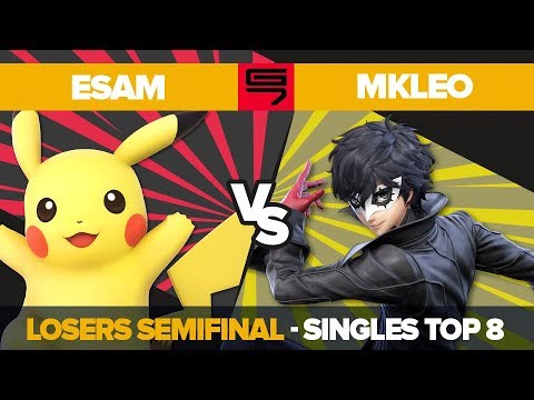 ESAM vs MkLeo - Losers Semifinal: Top 8 Ultimate Singles - Genesis 7 | Pikachu vs Joker