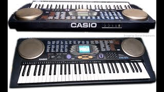 Video thumbnail for CASIO CTK-541 (sounds and styles) by Keyboards - review - repair