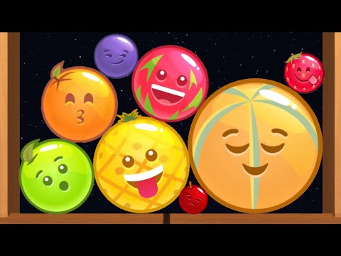 Fruit Drop Watermelon Merge - (Asmr Gameplay) 2048 with fruit, Watermelon Game