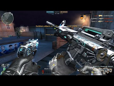 Crossfire NA 2.0 : M4A1 S - Titanium  Beast - Hero Mode X - Zombie V4