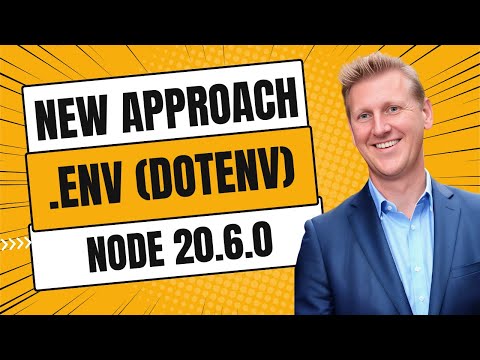 Hands-On Tutorial to Use Environment Files (.env) in Node.js 20.6.0 or later