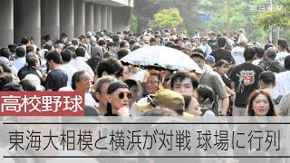 東海大相模―横浜に早朝から行列　神奈川大会、昨夏の決勝カード再現