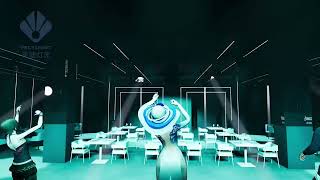 Lighting project effect simulation video