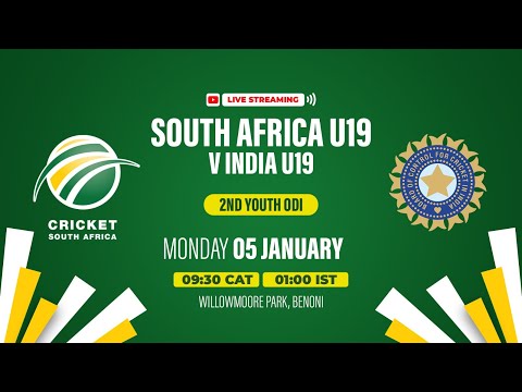 South Africa U19 vs India U19 - 2nd YODI
