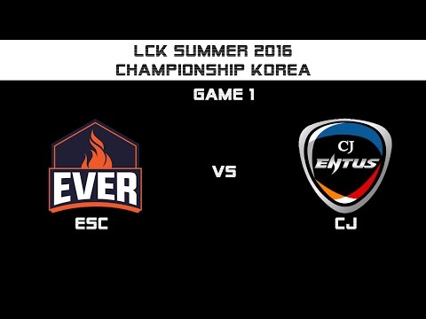 ESC vs. CJ (ESC Ever vs. CJ ENTUS) Game 1 LCK Summer W11D2  Game Highlight of League Of Legends