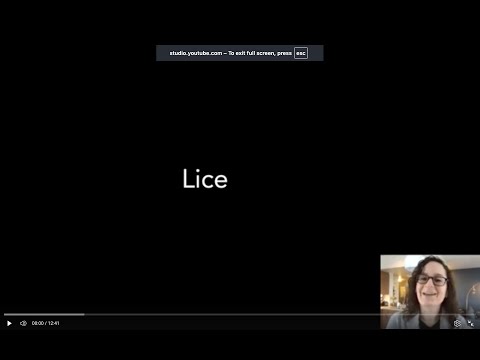 Lecture 17.2 - Lice