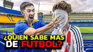 ¿Quién SABE más de FÚTBOL? 4 | RIVER vs BOCA con CASTIGO en La Bombonera