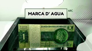 Marca dágua no dinheiro #banknotescollection #numismática