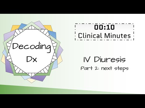 10 Clinical Minutes: IV Diuresis Part 2
