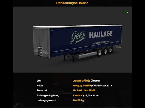 [ETS2] Euro Truck Simulator 2 | Luhansk (UA) -----------  Wolgograd (RU)