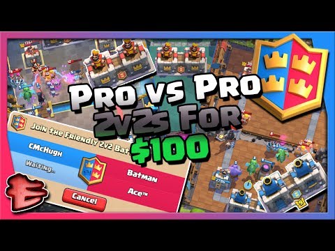 META MADE IN 2v2 PRO BRACKET INSANE BATTLES (MUST WATCH!) CLASH ROYALE
