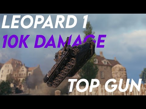 Leopard 1 | 10,077 Damage, 6 Kills | Fisherman's Bay