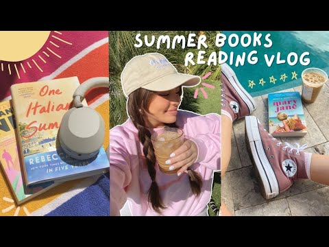 starting my summer tbr!! *reading vlog*