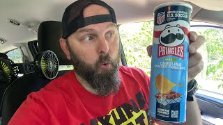     Pringles Carolina Pulled Pork BBQ Chips Review 🔥🐷