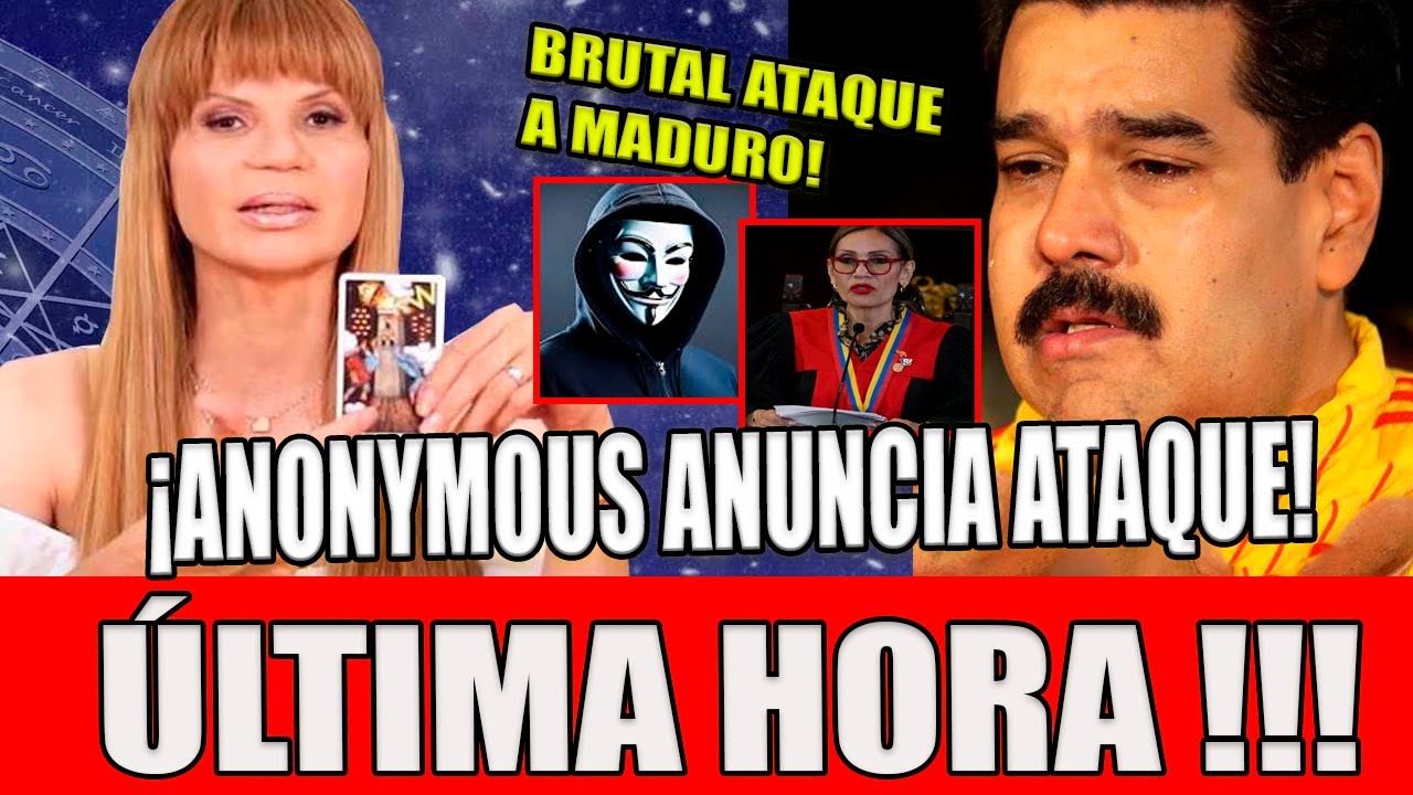 🔴✅ VIDENTE y ANONYMOUS SE UNIERON para ANUNCIAR el MAYOR ATAQUE CONTRA MADURO! ¡ES SU TRISTE ADIOS!