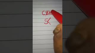CSK name logo ❤️#comment your name #viral #trending #shorts