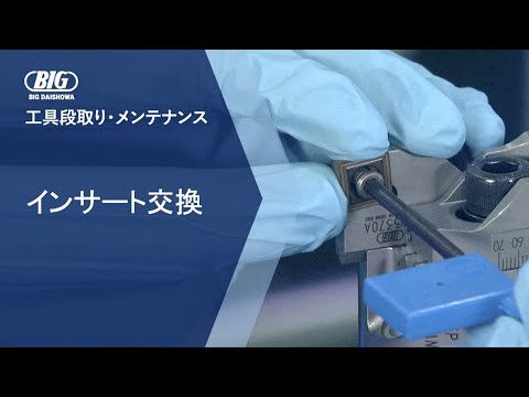 BIG DAISHOWA インサート交換手順