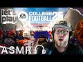 ASMR NCAA College Football 25 Let S Play Cozy Whispered Gaming Controller Sounds