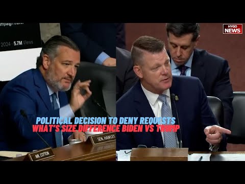 Political decision to deny requests, What’s size difference Biden vs Trump? Cruz GRILLS Secret Serv