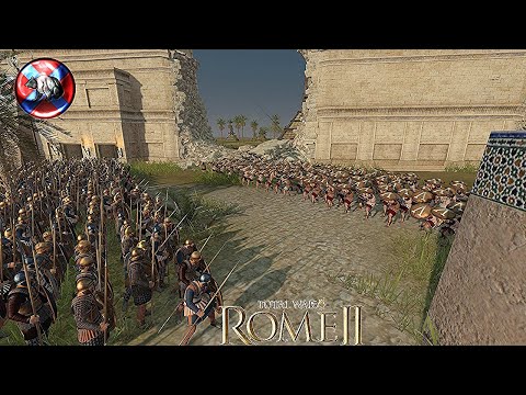 EPIC SIEGE WITH CRAZY CAVALRY TACTICS!!!  Rome 2 siege