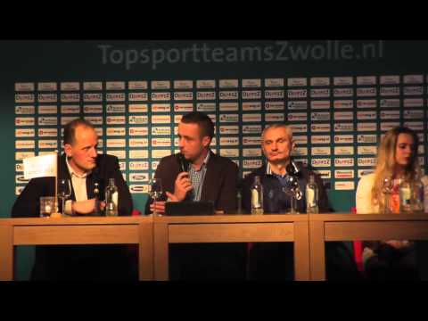 Persconferentie Landstede Volleybal - Dinamo Moskou