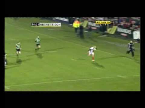 Ulster v Connacht 28/11/2008 Darren Cave Try