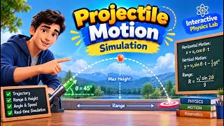 Download lagu Projectile Motion Explained with 3D Simulation | Physics Class 11 mp3 Download lagu Projectile Motion Explained with 3D Simulation | Physics Class 11 mp3