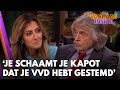 Johan tegen minister Yeşilgöz: 'Je schaamt je kapot dat je op de VVD hebt gestemd!' | VANDAAG INSIDE