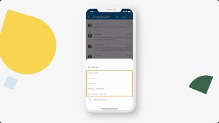 RingCentral Message reminders in the RingCentral mobile app