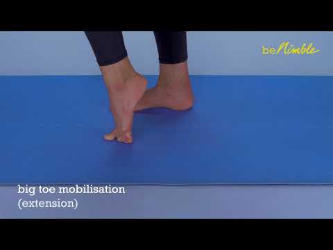 Toega with Joe Nimble - big toe mobilisation extension