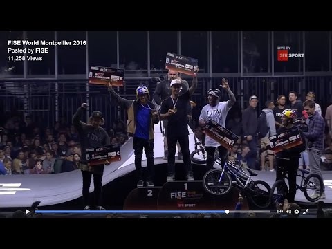 BMX Spine Pro Final - Logan Martin's Best Trick - FISE MONTPELLIER 2016