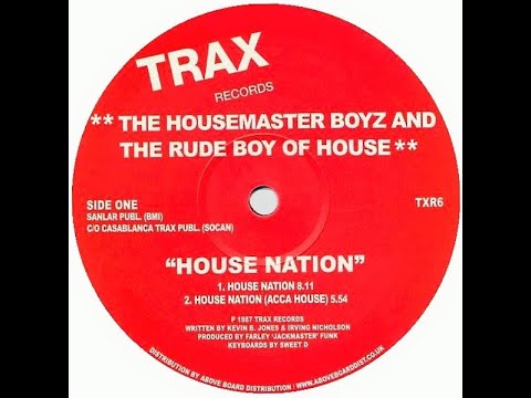Housemaster Boyz  – House Nation 1987