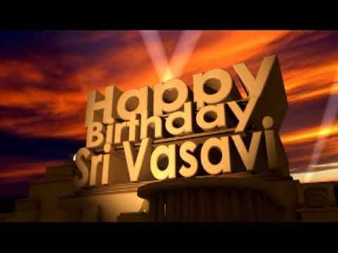 Happy Birthday Sri Vasavi